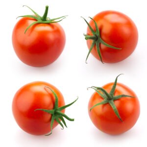 Tomato set isolated on white background
