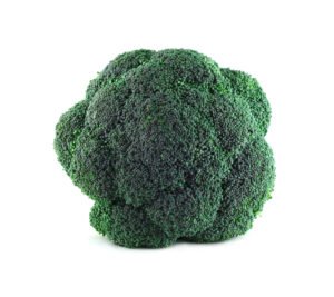 Broccoli on white